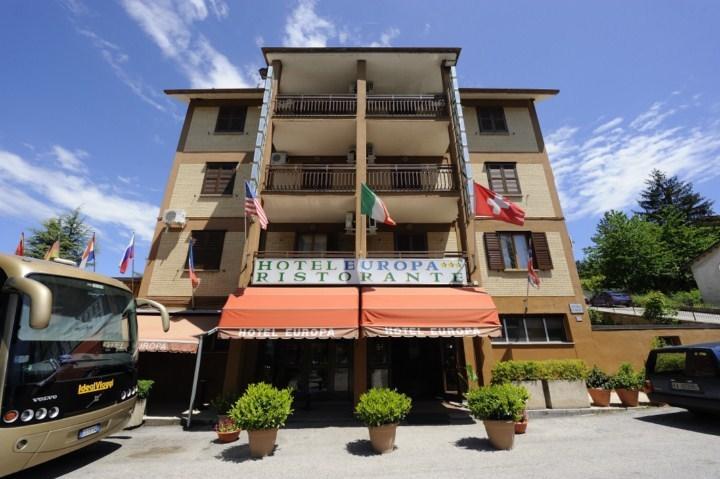 Hotel Europa Norcia Exteriör bild